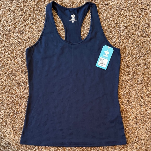 Rabbit Tops - NWT Rabbit Bunny Hop Tank, Dress Blue, Large